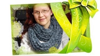 Adventskalender Türchen 8 Rippen Loop Häkelanleitung [upl. by Anahsahs474]