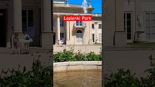 lazienki Park warsawpoland 😲 shorts warsaw [upl. by Jeroma632]