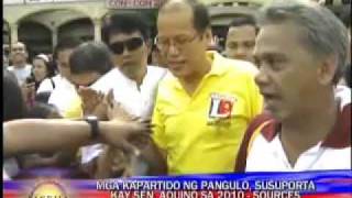 Some Kampi members to back Noynoy [upl. by Auqinu644]