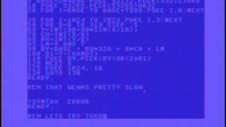 SuperCPU V1 for C64 demonstration [upl. by Prunella]