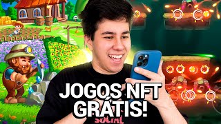 TOP 5 MELHORES JOGOS NFT GRÁTIS PARA LUCRAR SEM GASTAR NADA [upl. by Enileme163]