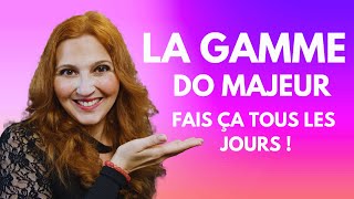 Chanter la gamme de do majeur  Les exercices à faire tous les jours [upl. by Leahcimal787]