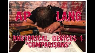 Advanced English Rhetorical Devices Review 1 Comparisons [upl. by Yadseut]