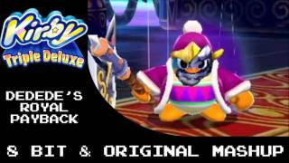 Kirby Triple Deluxe Dededes Royal Payback 8 Bit amp Original Mashup [upl. by Navap90]