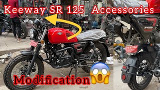 Here is All New Keeway SR 125cc  Keeway SR 125 Accessories amp Modification  Keeway SR 125 bike [upl. by Assirat]