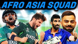 AFRO ASIA CUP 2025  Full squad  Haider Rajpoot💪 [upl. by Enalahs]