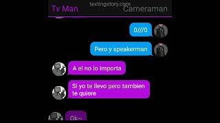 tv man x cameraman x speakerman 💜💙❤ parte 3 [upl. by Tennos]