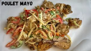 Recette du POULET MAYO avec des Bananes Plantains  Recette Africaine [upl. by Anasxor]