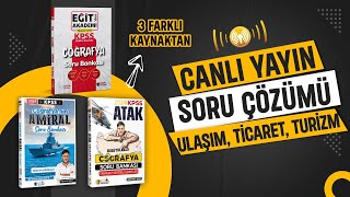 ULAŞİM TİCARET TURİZM CANLI YAYIN SORU ÇÖZÜMÜ [upl. by Ikir]