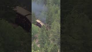 Leaving out of Vail Colorado We watched the steam train go by 🚞 allaboard steamtrain colorado [upl. by Lowell675]