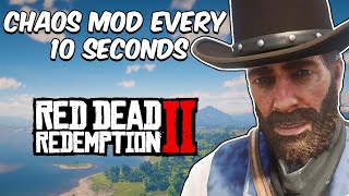 Red Dead Redemption 2 Chaos Mod EVERY 10 SECONDS [upl. by Chrotoem848]