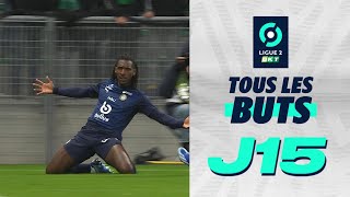 Tous les buts de la 15ème journée  Ligue 2 BKT  20232024 [upl. by Nreval122]