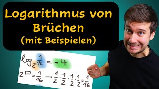 Logarithmus von Brüchen berechnen mit Beispielen [upl. by Sterling255]