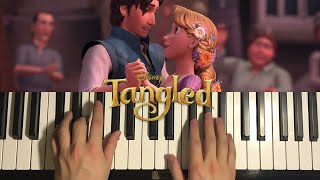 Tangled  Kingdom Dance Piano Tutorial Lesson [upl. by Hercules]