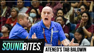 Coach Tab reflects on Ateneos 16 start to Season 87  SOUNDBITES [upl. by Lednik]