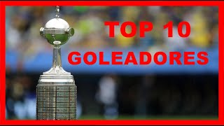 MÁXIMOS GOLEADORES en la HISTORIA de la COPA LIBERTADORES ► 10 más GRANDES ⚽ [upl. by Ashton902]