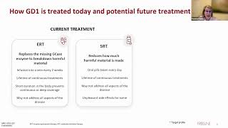 Gaucher Disease Type 1 gene therapy trials  Americas webinar [upl. by Cathe]