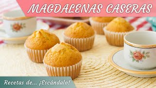 MAGDALENAS CASERAS las mejores que vas a encontrar esponjosas y con copete [upl. by Nangem786]