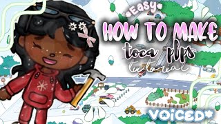 how to make toca boca pfps  voiced  easy  ♡ᰔᩚ⊹܀∘˙˚✮ [upl. by Dorreg]