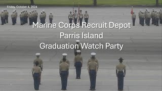 USMC MCRD Parris Island Graduation for NOVEMBER Company on October 4 2024 [upl. by Ylatan]