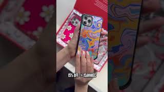 Casetify unboxing 15 off 15ANNIEC ✨ shorts casetify [upl. by Christine769]