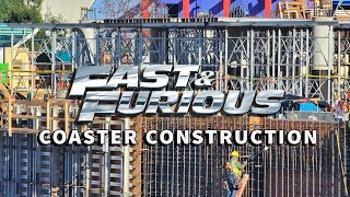 FALSEWORK for NEW Fast amp Furious Coaster at Universal Studios Hollywood  USH Vlog 6  12324 [upl. by Nakasuji]