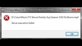 Windows Media Player Server Execution failed Fixed [upl. by Birck]