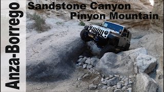 Pinyon Mountain amp Sandstone Canyon in AnzaBorrego  Jeep Wrangler JKUs and a JLU [upl. by Cedar]