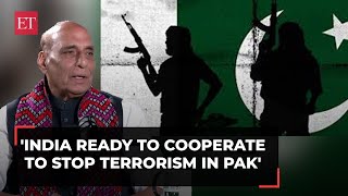 India ready to cooperate to stop terrorism if Pakistan feels incapable Rajnath Singh [upl. by Malcom]