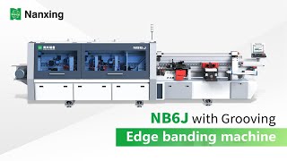 Nanxing Edge Banding Machine NB6J with Groving [upl. by Larret]