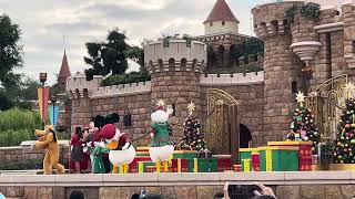 Mickey and Friends Christmastime Ball  Christmas Carol at Hong Kong Disneyland December 2023 [upl. by Ativad]