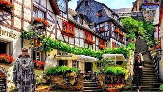 EGUISHEIM  DECLARED THE MOST BEAUTIFUL VILLAGE IN FRANCE  A PLACE WITH IMPRESSIVE ARCHITECTURE [upl. by Aicaca794]