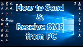 How to Send or Receive SMS amp Get Phone Calls on PC for Free [upl. by Celestia151]