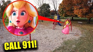 Drone Catches PRINCESS PEACHEXE near STROMEDYS House YOU Wont Believe what she does [upl. by Llehctim]