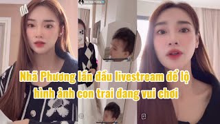 Nhã Phương lần đầu livestream để lộ hình ảnh con trai đang vui chơi [upl. by Eceerehs]