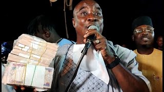 BECKY GIFTS K1 DE ULTIMATE N2 MILLION CASH ON STAGE AT SOCOPAO 70TH BIRTHDAY GIG [upl. by Burner]