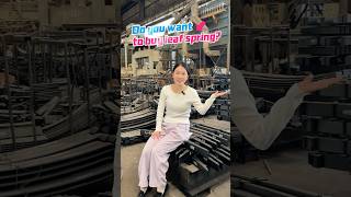 Do you want to buy leaf spring？ contact Sunny！ leafspring chinafactory productiontruckspring [upl. by Whitney299]