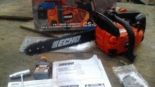 Unboxing My Echo CS330T Top Handle Climbing Chainsaw [upl. by Johna98]