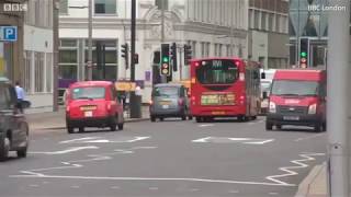 Optical illusion speed bumps slow London drivers down [upl. by Bonar]