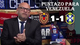 Mr Peet sorprendido por el empate de Venezuela 11 Brasil [upl. by Cigam544]