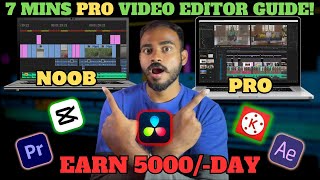 HOW TO BECOME A BEGINNERPRO VIDEO EDITOR TAMIL IN 2024  FULL STEP BY STEP GUIDE [upl. by Lanuk]