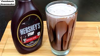 Hershey’s Milkshake  Hersheys Chocolate Milkshake RecipeHersheys Chocolate ShakeEasy Milkshake [upl. by Yeleak524]