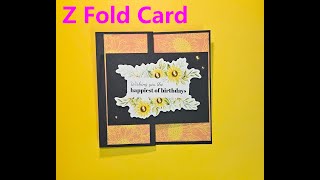 Zfold card Tutorial [upl. by Pieter]