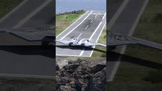 Air Challenge Taking Off from the Smallest Commercial Runway in Saba Gaming aviation msfs2020 [upl. by Drusus]