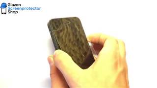 Glazen screenprotector verwijderen tempered glass removal from iPhone [upl. by Neggem590]