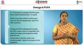 M34Role of PUFA MUFA  TRANS FAT [upl. by Aekahs531]