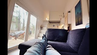 ➤ So lebt es sich im Tiny House I Die ersten 4 Monate  ROOM TOUR I Max Green [upl. by Derick327]