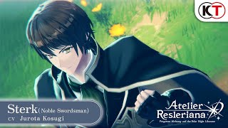 Character Promotional Video Sterk Noble Swordsman  Atelier Resleriana [upl. by Hnacogn]