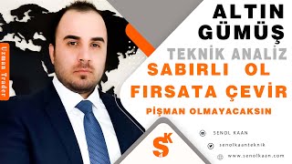 ALTIN VE GÜMÜŞ ANALİZİ SABIRLI OL FIRSATA ÇEVİR ÖNEMLİ UYARILAR [upl. by Adnael]