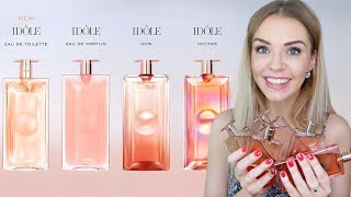 NEW LANCÔME IDOLE EAU DE TOILETTE REVIEW vs NOW vs EDP vs LINTENSE vs AURA vs NECTAR  Soki London [upl. by Dougall]